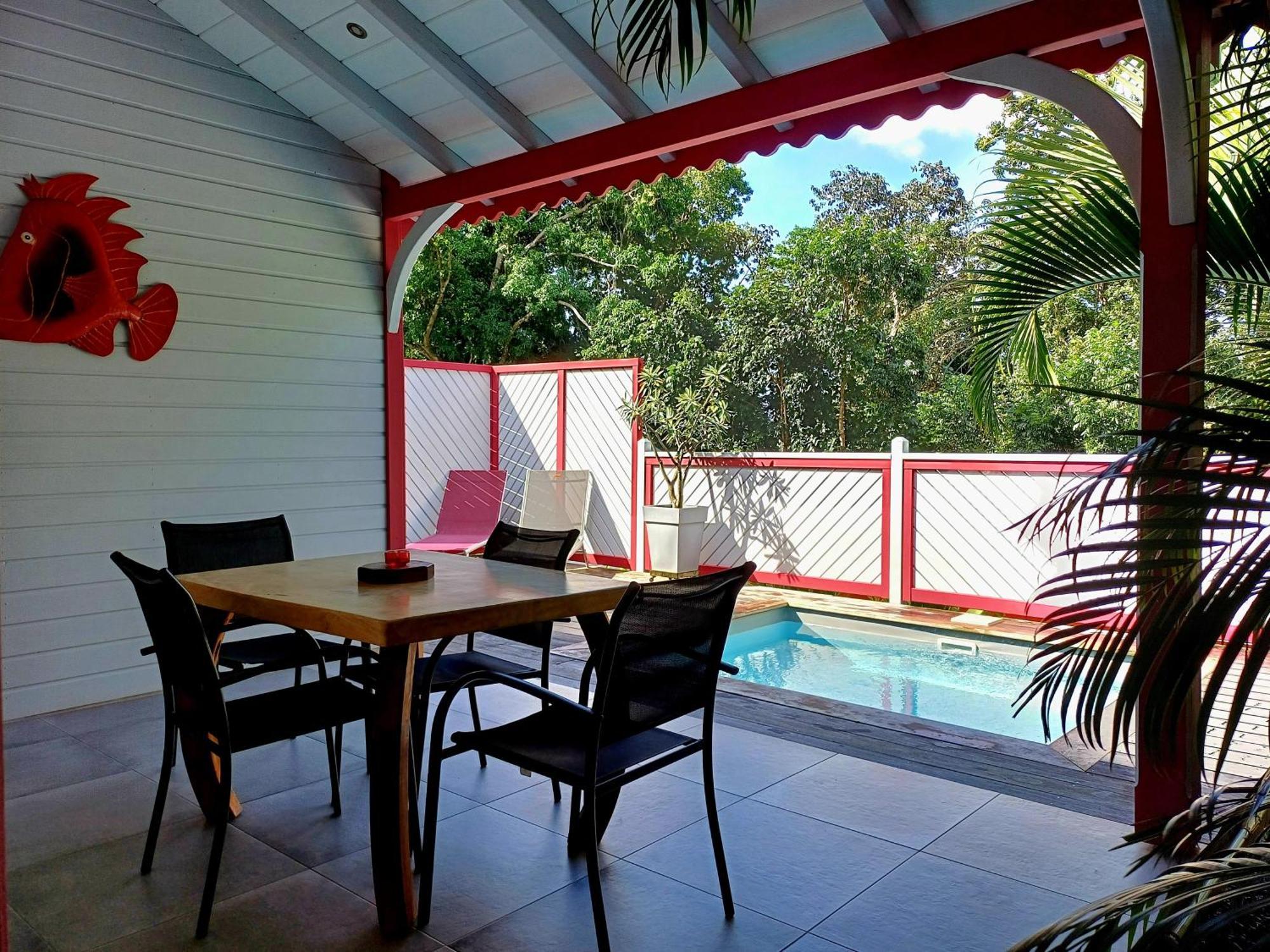 Caraibes Cottage Grenat Piscine Privee 900M De Grande Anse Deshaies Esterno foto